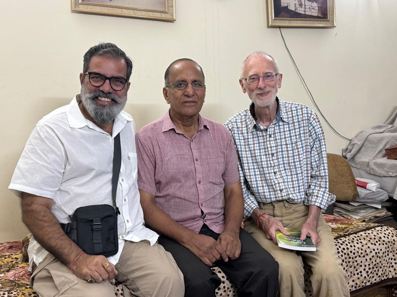 Rajiv Tomar with scholars and old friends