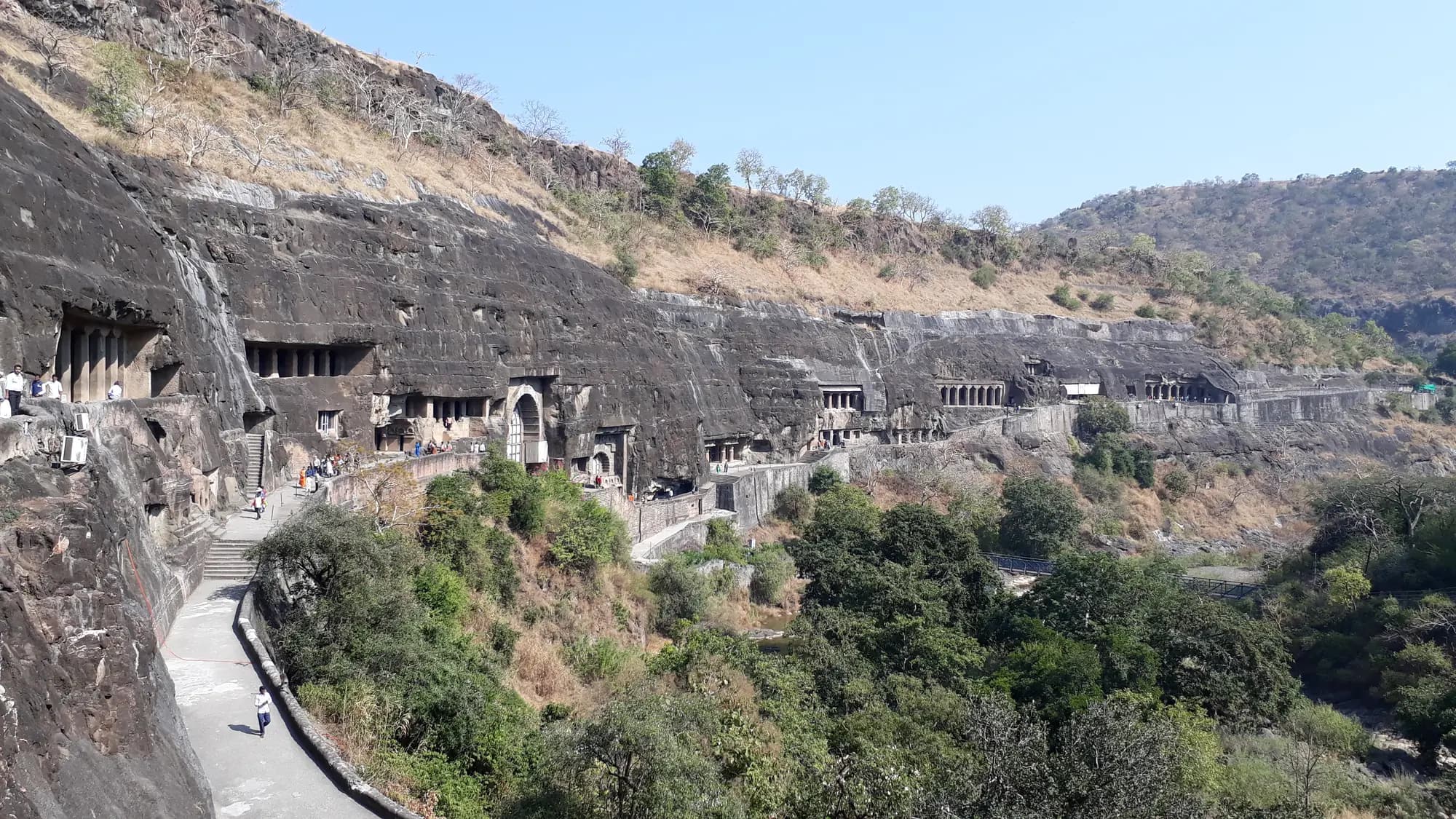 The Ajanta Caves, Buddhist rock-cut temples of India