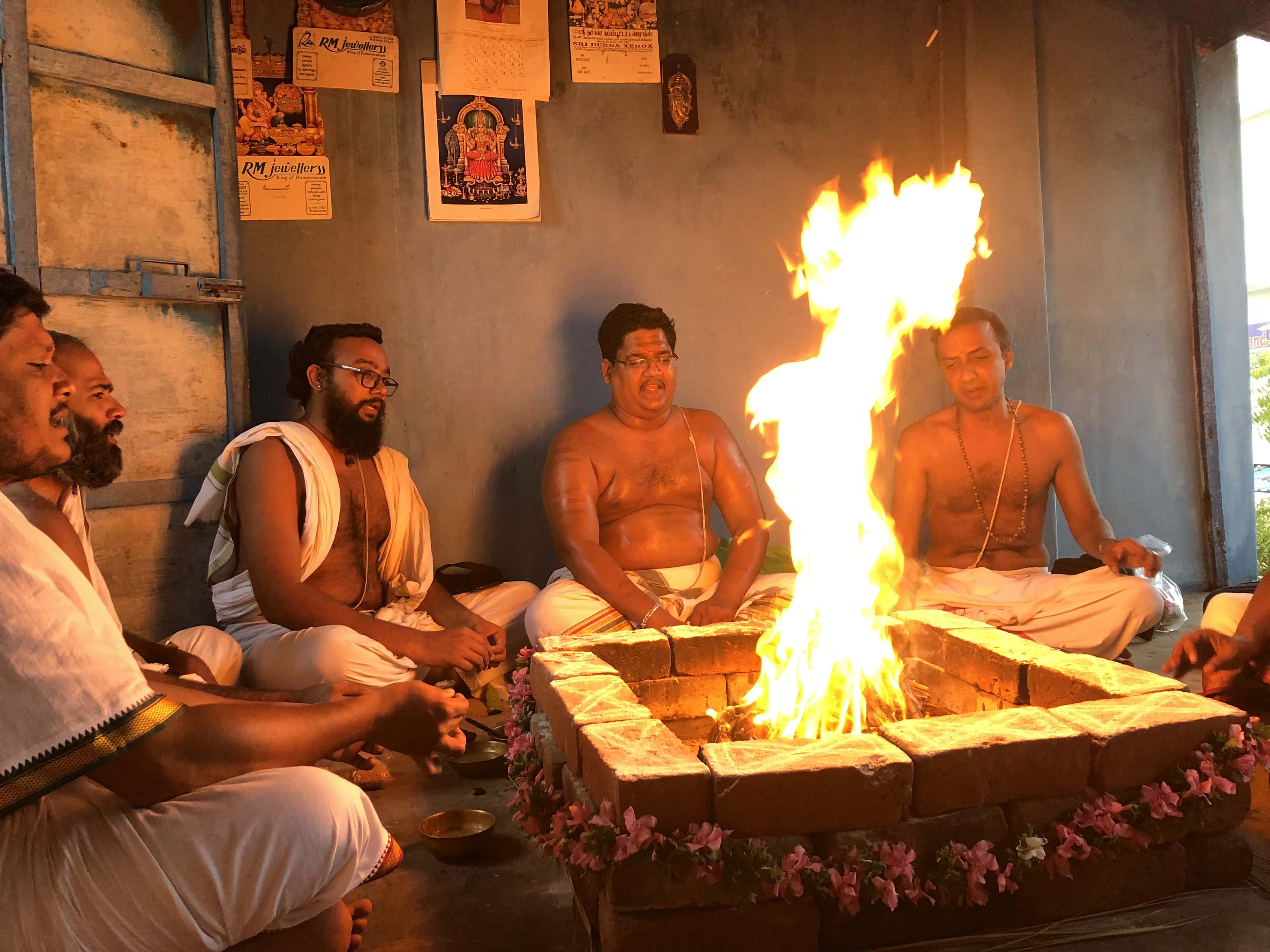 South India temple ritual