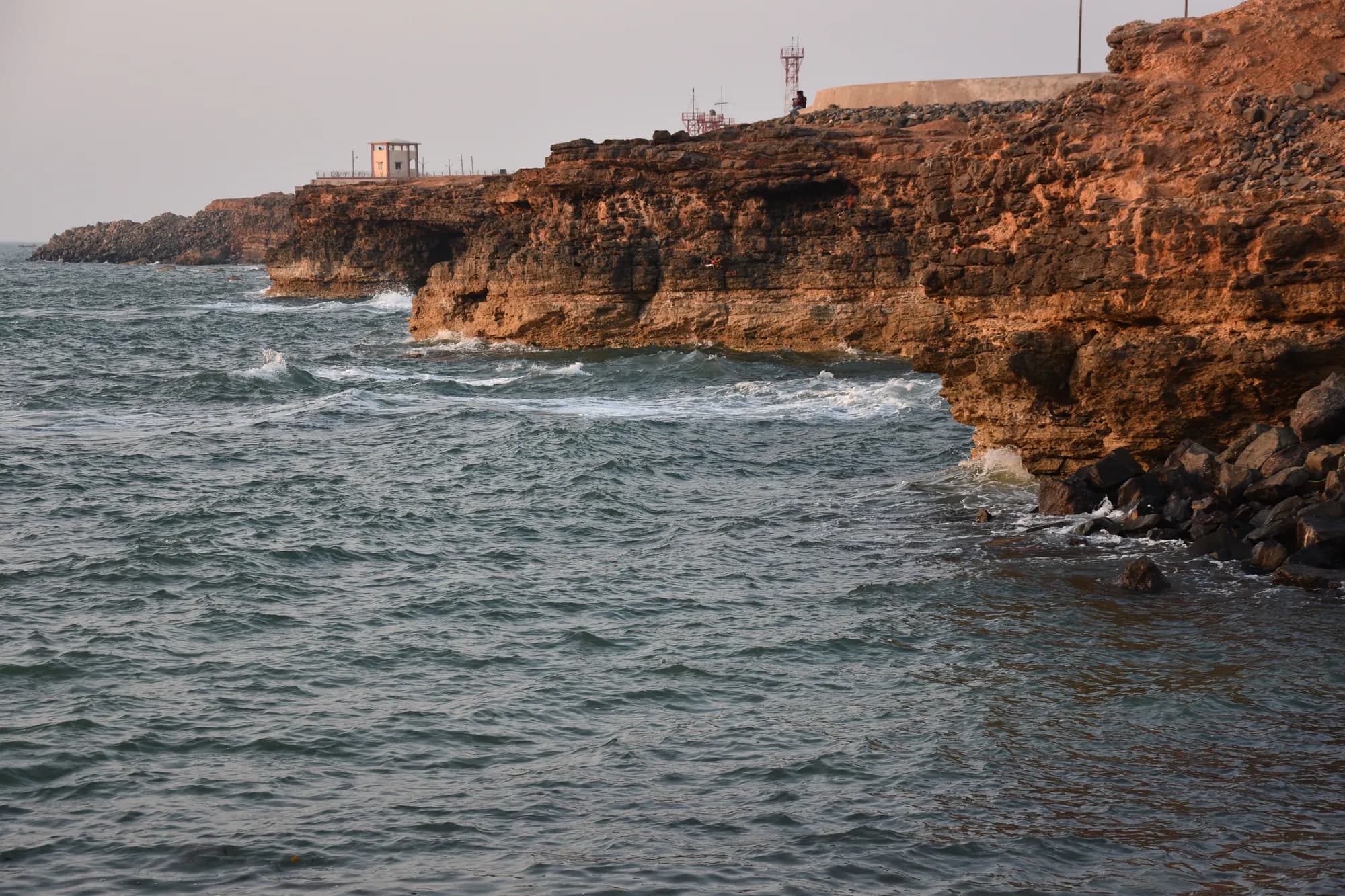 The Arabian Sea coastline at Somnath